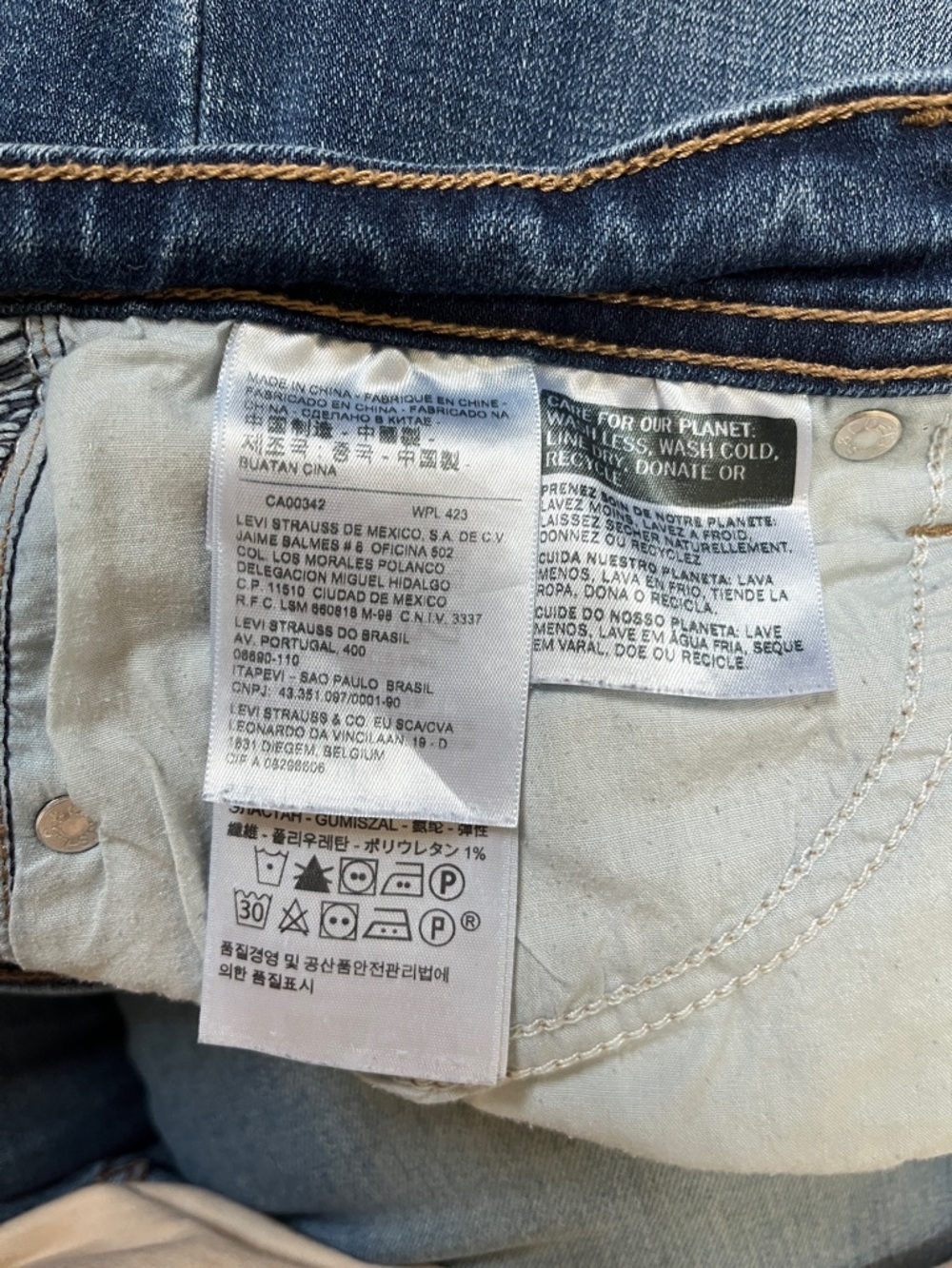 Levi's 529 Jeans Size 12 Curvy Bootcut 12S 31/30 - Picture 5 of 7